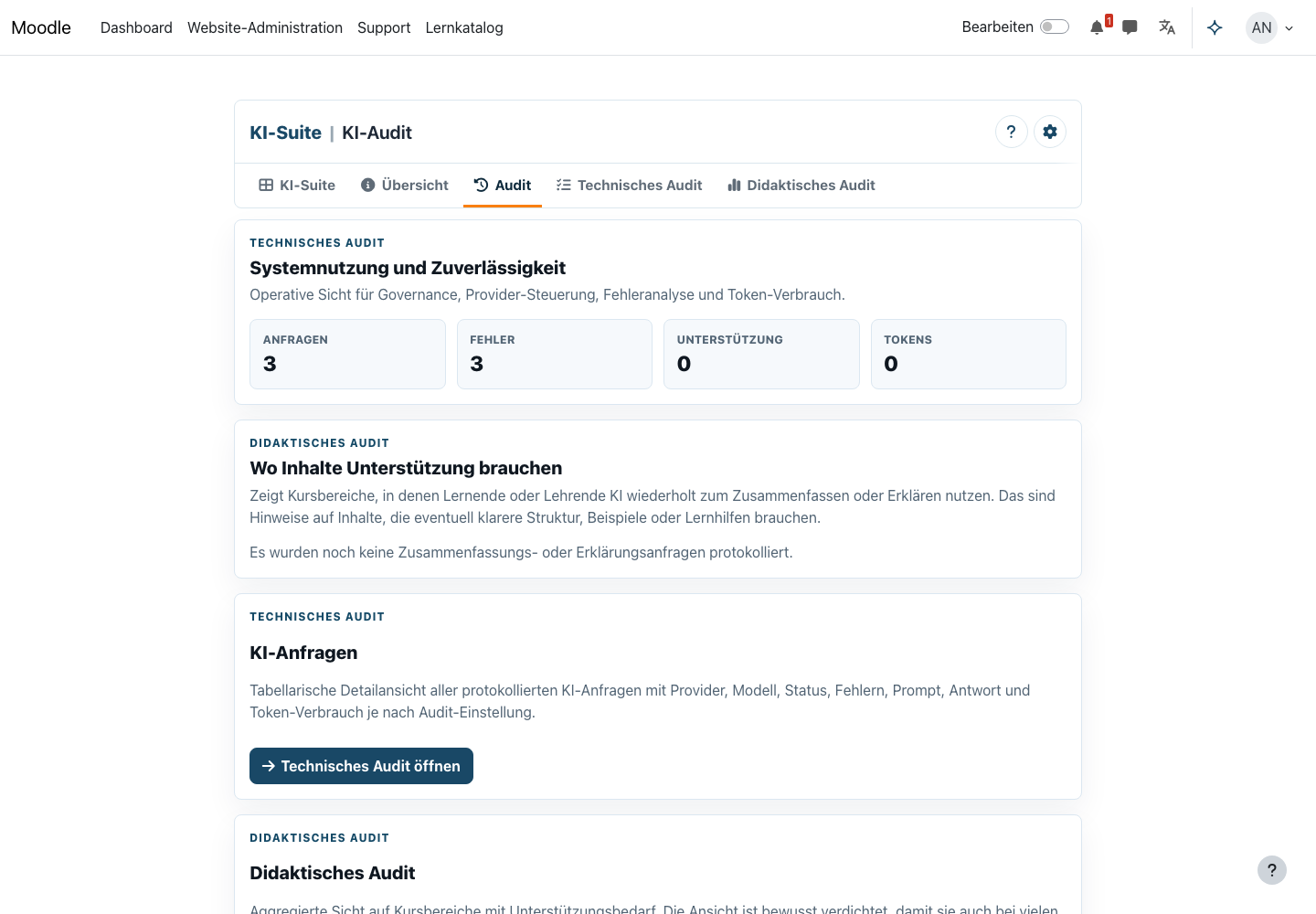 Technisches und didaktisches KI-Audit