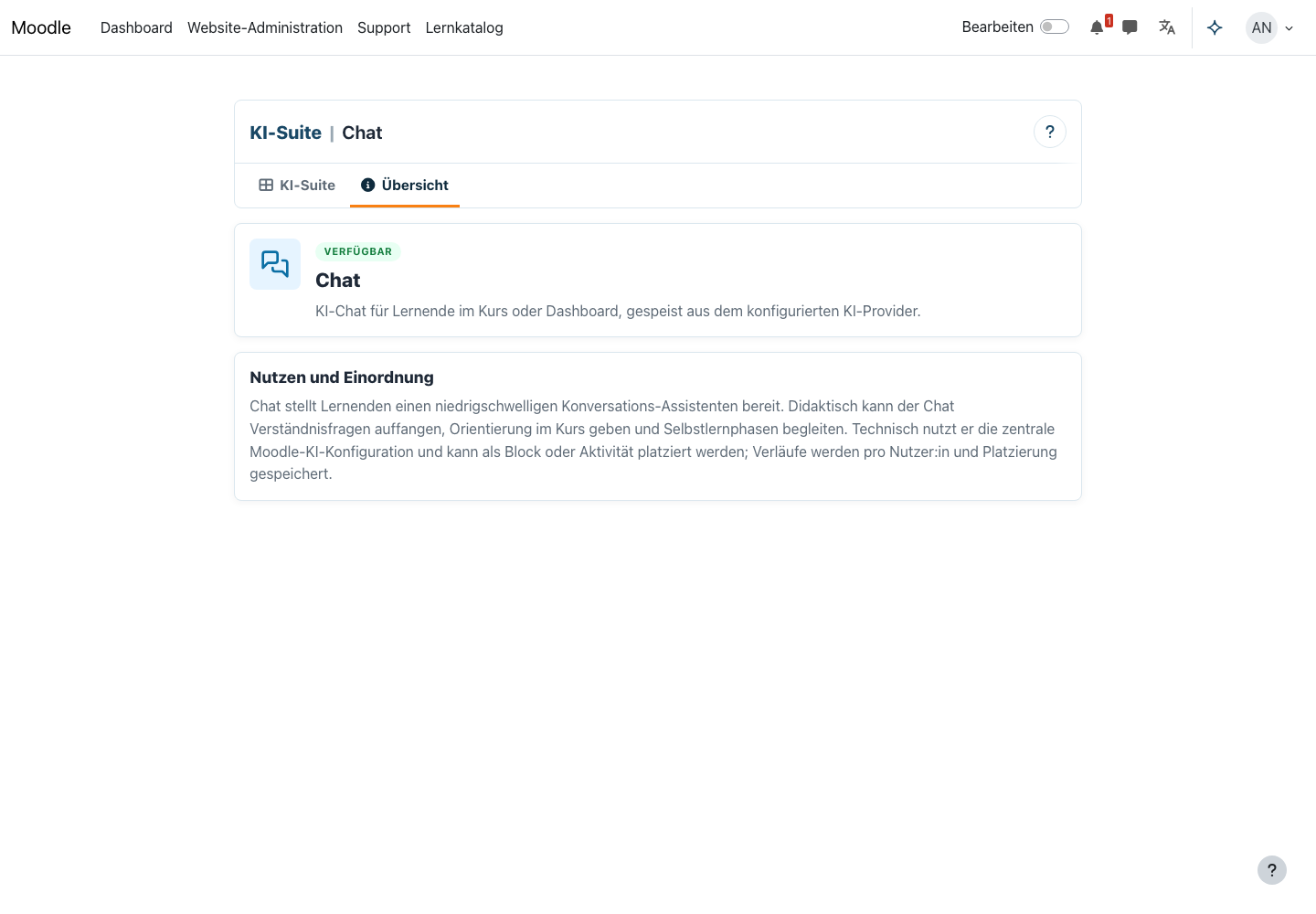 KI Chat im Feature-Überblick